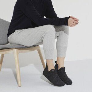 BIRKENSTOCK ANDERMATT SHEARLING Men Sleepers in ANTHRACITE Sz EU43/US10-10.5 N/M